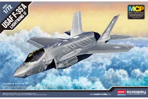 Academy 1/72 USAF F-35A Lightning II Joint Strike Fighter Scaled Plastic Model Kit w/ Australian Forces Insignia Academy 1/72 USAF F-35A Lightning II Joint Strike Fighter Scaled Plastic Model Kit w/ Australian Forces Insignia