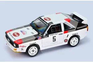 NuNu 1/24 Audi Sport Quattro S1 ('86 US Olympus Rally) Scaled Plastic Model Kit