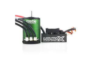 Castle Creations 1406-7700Kv 4-Pole Sensored Brushless Motor & Mamba X 120A Waterproof 6S ESC Combo Castle Creations 1406-7700Kv 4-Pole Sensored Brushless Motor & Mamba X 120A Waterproof 6S ESC Combo