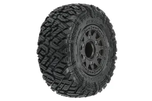 Pro-Line 2.2/3.0" Icon M2 SC Tyres on Black Raid Rims - Glued Wheels 2Pcs Pro-Line 2.2/3.0" Icon M2 SC Tyres on Black Raid Rims - Glued Wheels 2Pcs
