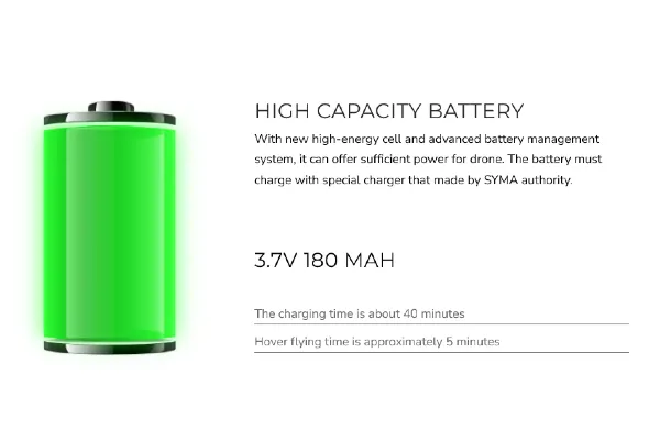 High-Capacity Battery for Extended Flight Time