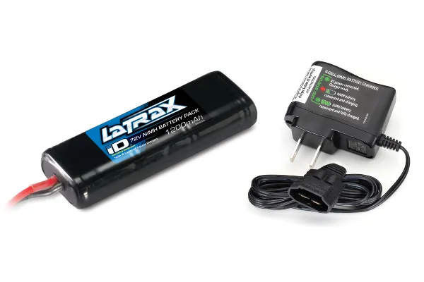 High-Capacity NiMH Battery and iD® Charger Included
