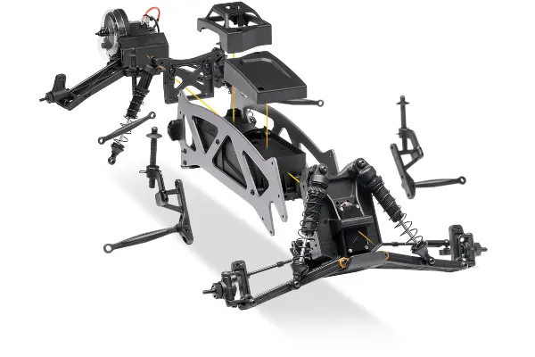 Durable Savage-Style TVP Chassis