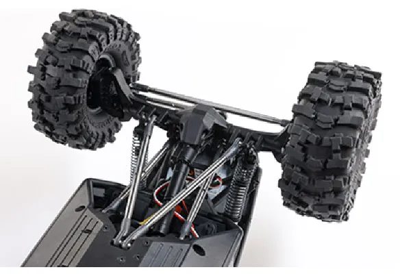 Tuned 4-Link Suspension for Optimal Crawling