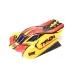 ARRMA 1/8 Typhon 4x4 Painted Clipless Body Shell - Yellow/Red
