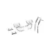 Traxxas Door Handles, Mirrors and Windshield Wipers Set - Chrome