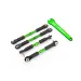 Traxxas Aluminium Adjustable Turnbuckle Set with Wrench 5Pcs - Green