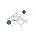 GPM Aluminium Adjustable Wheelie Bar - Grey Silver