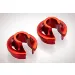 Rovan Red Aluminium Shock Spring Retainers 2Pcs