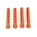 HSP Orange Aluminium Body Posts 4Pcs
