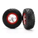 Traxxas 2.2/3.0" Off Road Tyres on Satin Chrome Rims - Glued Wheels 2Pcs