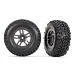 Traxxas 2.2/3.0" SCT Off Road Racing Tyres on Split Spoke Grey Rims - Glued Wheels 2Pcs