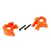 Traxxas Extreme Heavy Duty Steering Hubs 2Pcs - Orange