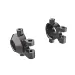 Traxxas Aluminium Steering Hubs 2Pcs - Dark Titanium