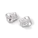 Traxxas Front and Rear Diff Covers 2Pcs - Satin Chrome