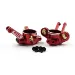 Yeah Racing Aluminium Steering Hubs 2Pcs - Red