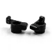 Yeah Racing Aluminium Rear Hubs 2Pcs - Black