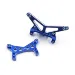 Yeah Racing Aluminium Front and Rear Shock Towers 2Pcs - Dark Blue
