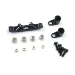 Yeah Racing Aluminium Steering Bell Crank/Drag Link Assembly - Black
