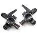 Yeah Racing Aluminium Steering Hubs 2Pcs - Black