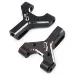 Yeah Racing Aluminium Front Lower Suspension Arms 2Pcs - Black
