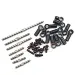 Yeah Racing Titanium Tie Rod Set - Silver