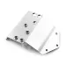 Yeah Racing Aluminium Front Bumper Skid Plate - Silver