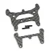 Yeah Racing Graphite Front and Rear Shock Towers 2Pcs