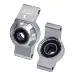 GPM Aluminium Rear Hubs 2Pcs - Silver