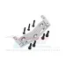 GPM Aluminium 1/5 Servo Mount - Silver