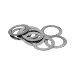 RC Maker Stainless Steel 4x6x0.5mm Rocker Shims 10Pcs