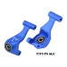 GPM Aluminium Rear Hubs with Larger Inner Bearings 2Pcs - Blue