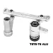 GPM Aluminium Steering Bellcrank Set - Silver