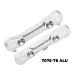 GPM Aluminium Rear Lower Suspension Mounts 2Pcs - Silver