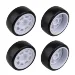 Team Associated 1/10 Hoonicorn Drift Tyres on White Rims - Glued Wheels 4Pcs