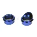 Losi Blue Aluminium Rear Differential Bearing Inserts 2Pcs