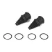 Losi CV Joint Boots 2pcs w/ Clips