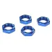 Losi Blue Aluminium 18mm Serrated Wheel Nuts 4Pcs