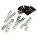 Integy Silver Aluminium SCX10 Lower Shock Mount Lift Kit
