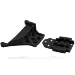 RPM Black LCG Slash 4WD/Rally Front Bulkhead Set