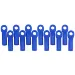 RPM Blue Traxxas Long Rod Ends 12Pcs