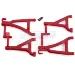 RPM Red 1/16 E-Revo Front Upper & Lower Suspension Arm Set