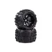 HSP 3.8" Off Road Tyres on Black Rims - Wheels 2Pcs