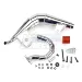 Rovan Losi 5IVE-T Chrome Tuned Exhaust Pipe Set