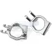 Area RC Silver Aluminium DBXL Front Hub Carrier Set