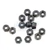 Rovan Black Steel 3mm Nyloc Nuts 15Pcs
