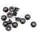 Rovan Black Steel 5mm Flanged Nyloc Nuts 15Pcs