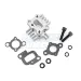 Rovan Silver Aluminium Intake Manifold w/ Heat Sink Set
