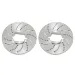 TLR Silver Aluminium Brake Disc Set