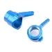 HSP Blue Aluminium Steering Hubs 2Pcs